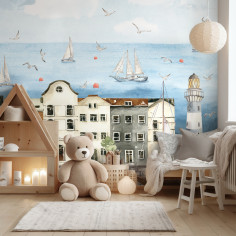 City, sea and ships