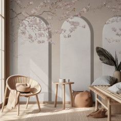 Arches with flowers