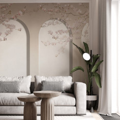 Arches with flowers