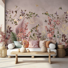 Blooming garden, pink