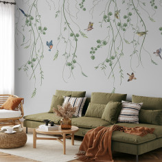 Liana Birds, white