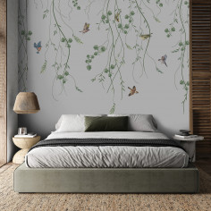 Liana Birds, white