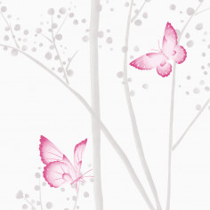 Butterfly Garden, pink