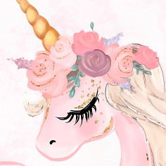 Girl with a unicorn
