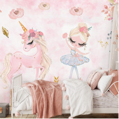 Girl with a unicorn