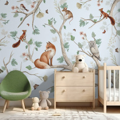 Forest fairy tale, blue