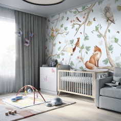 Forest fairy tale, blue
