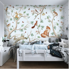 Forest fairy tale, blue