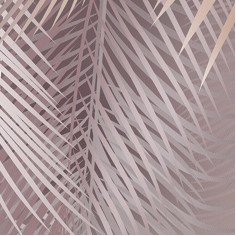 Palm leaves, pink