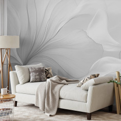Abstract silk, grey