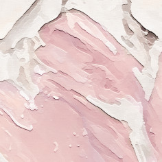 Stucco Bas-relief Flowers