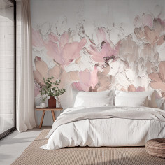 Stucco Bas-relief Flowers