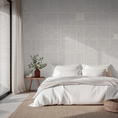 Contours of light, beige