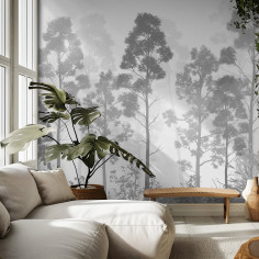 Woody landscape, grey