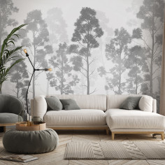 Woody landscape, grey