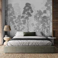 Woody landscape, grey