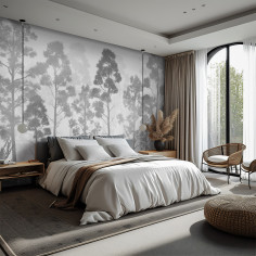 Woody landscape, grey