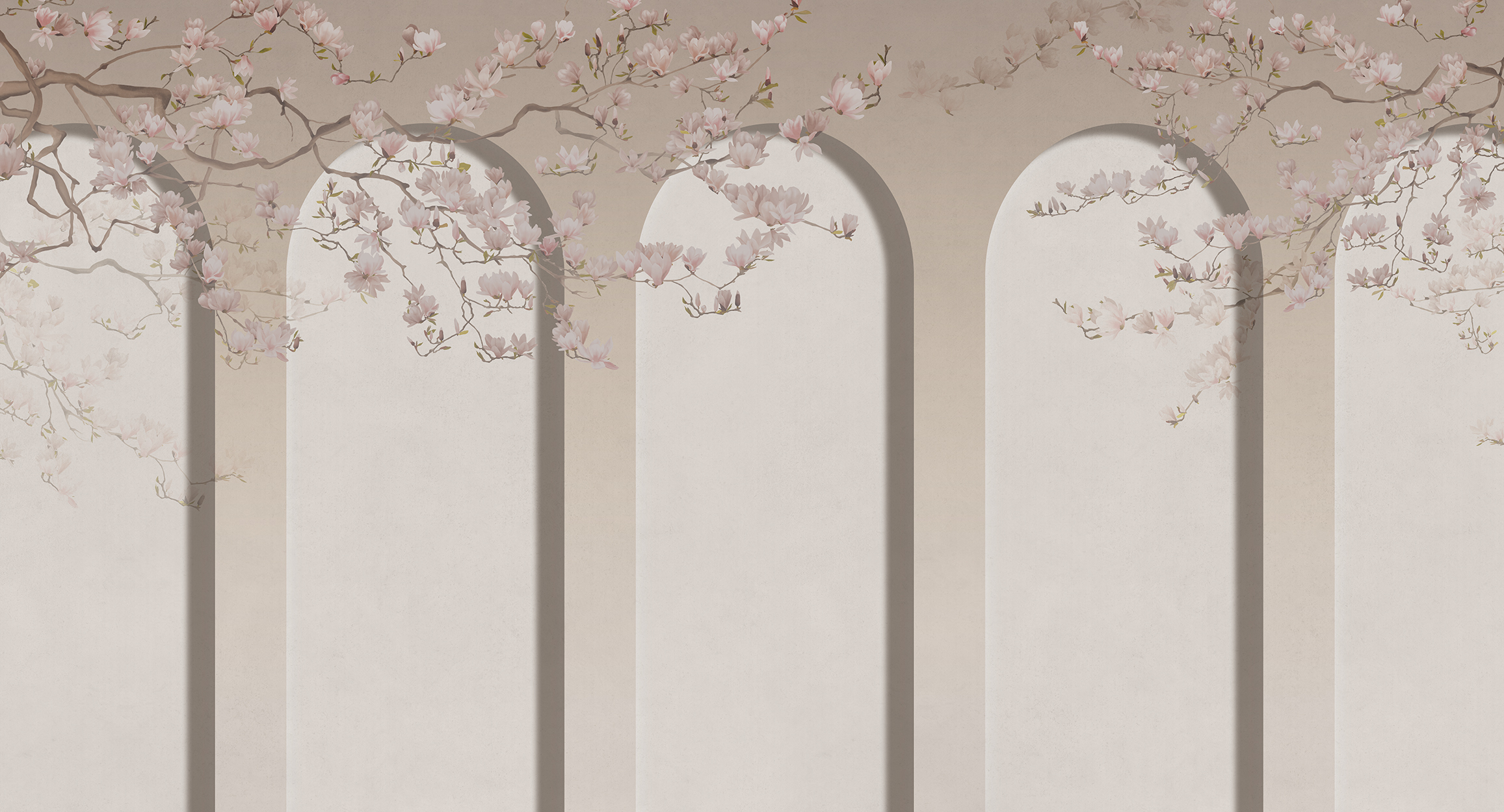 Arches with flowers