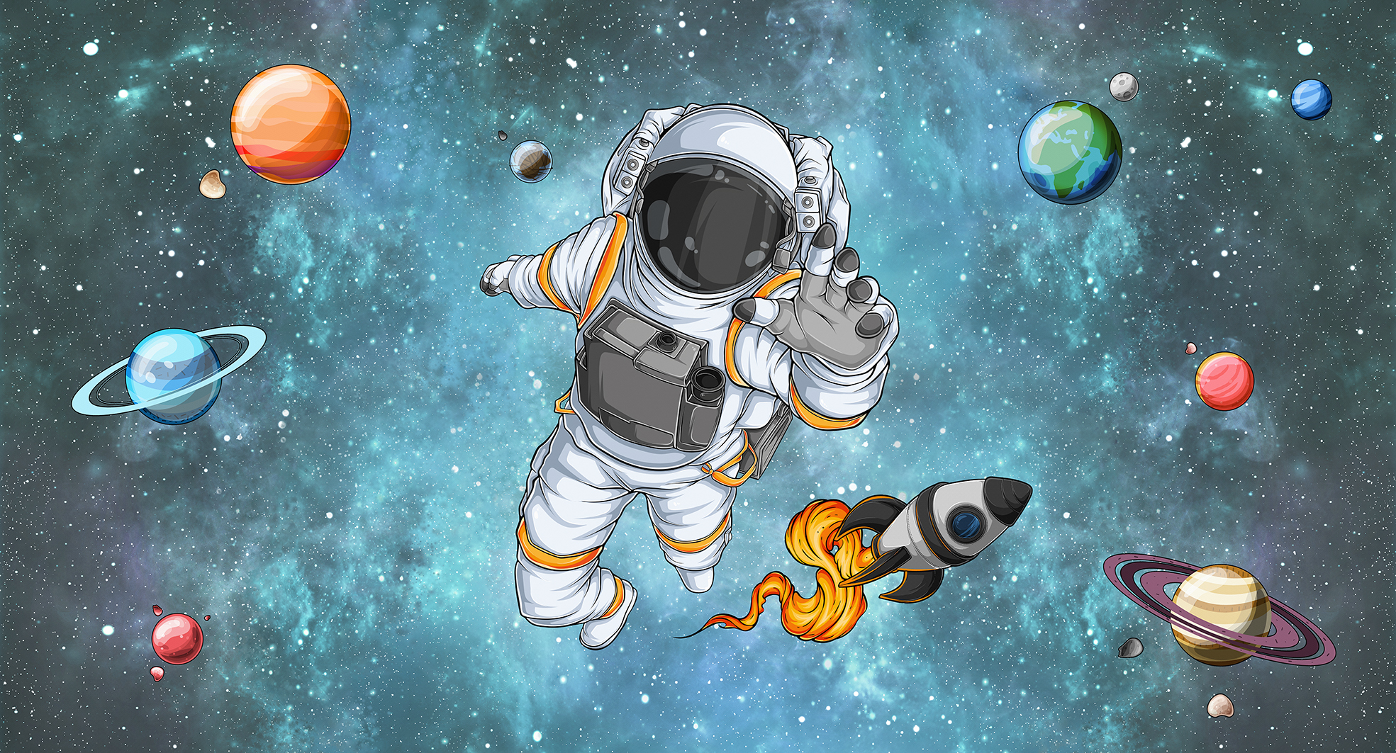 Cosmonaut, green