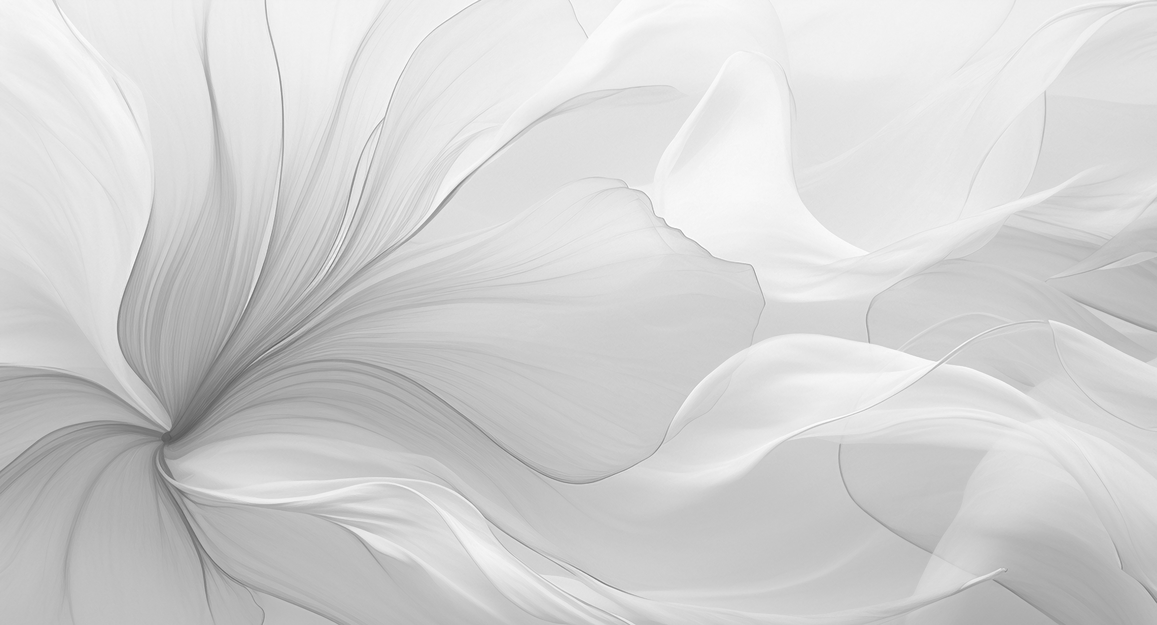 Abstract silk, grey