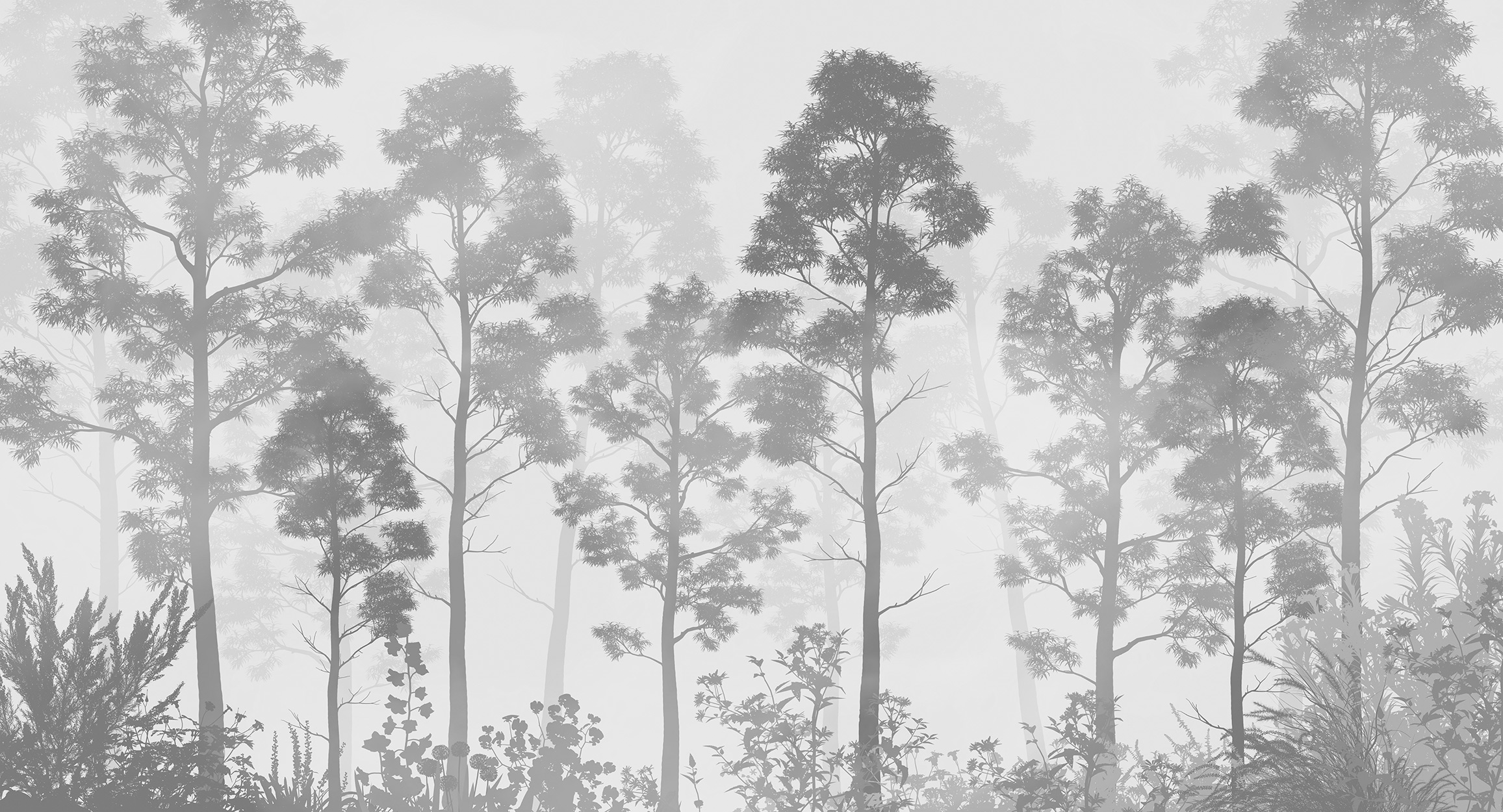 Woody landscape, grey