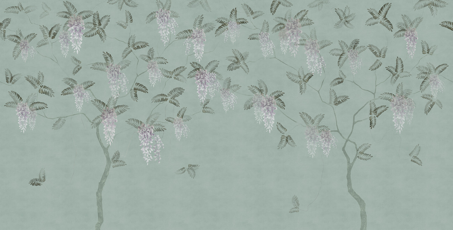 Фотообои Фотообои Wisteria, Green
