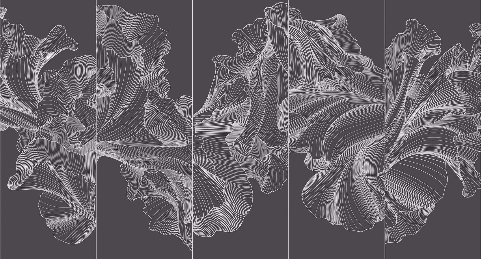 Фотообои Flying Bloom Charoite